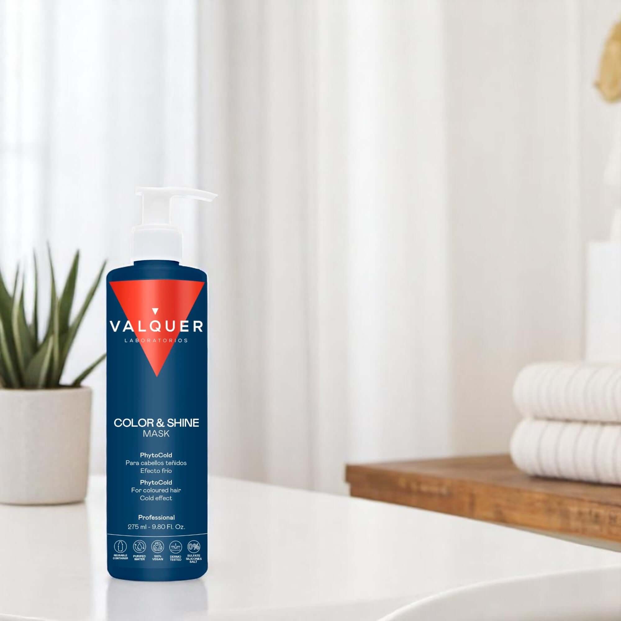 Mascarilla capilar glacial potenciador color y brillo para cabellos teñidos - Montber Professional Brand