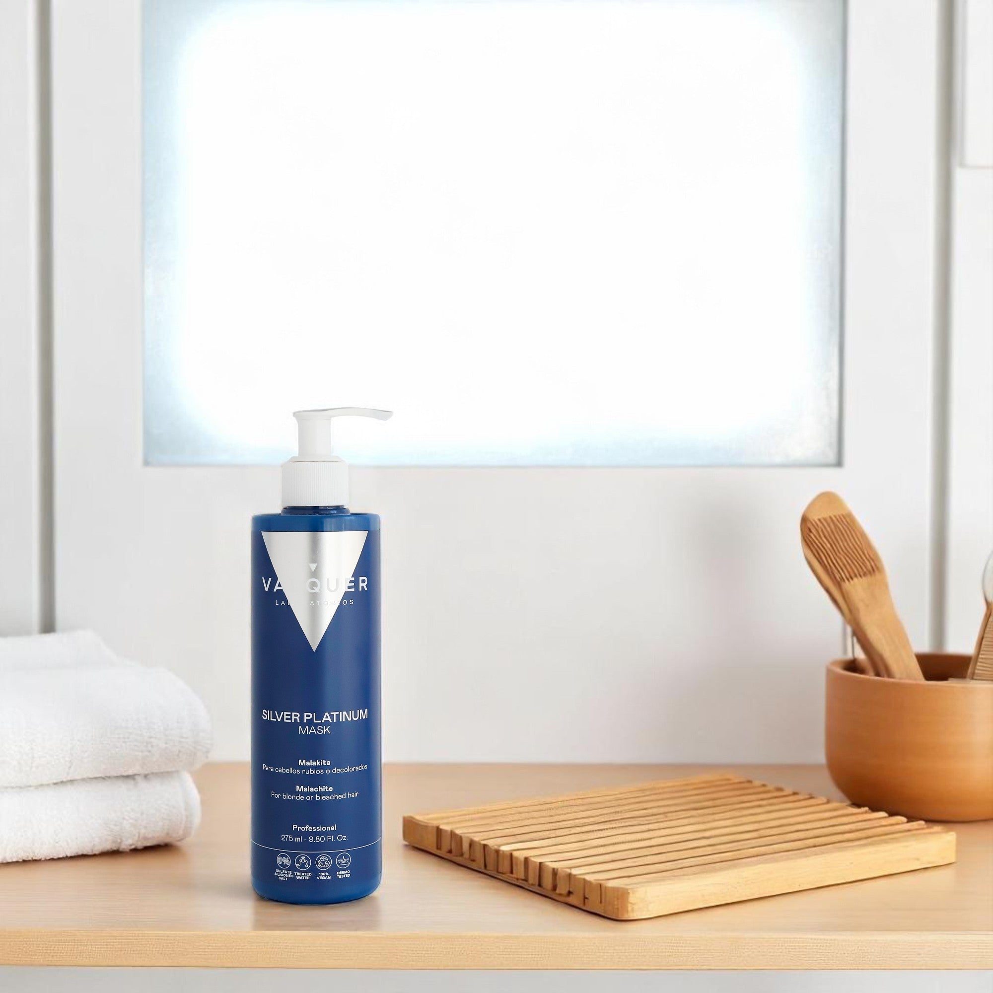 Mascarilla capilar Silver Platinum - 275 ml - Montber Professional Brand