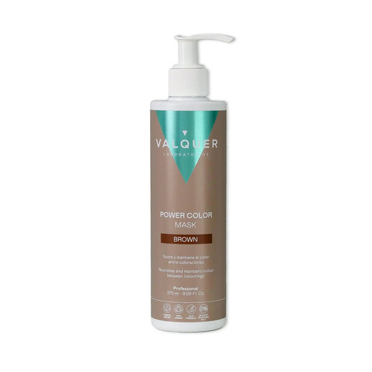 Mascarilla color Castaño - Power Color - 275 ml - Montber Professional Brand