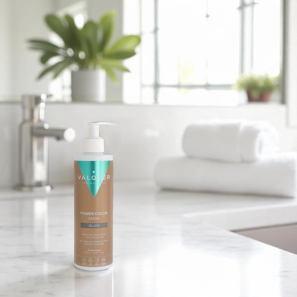 Mascarilla color gris plata - Power Color - 275 ml - Montber Professional Brand