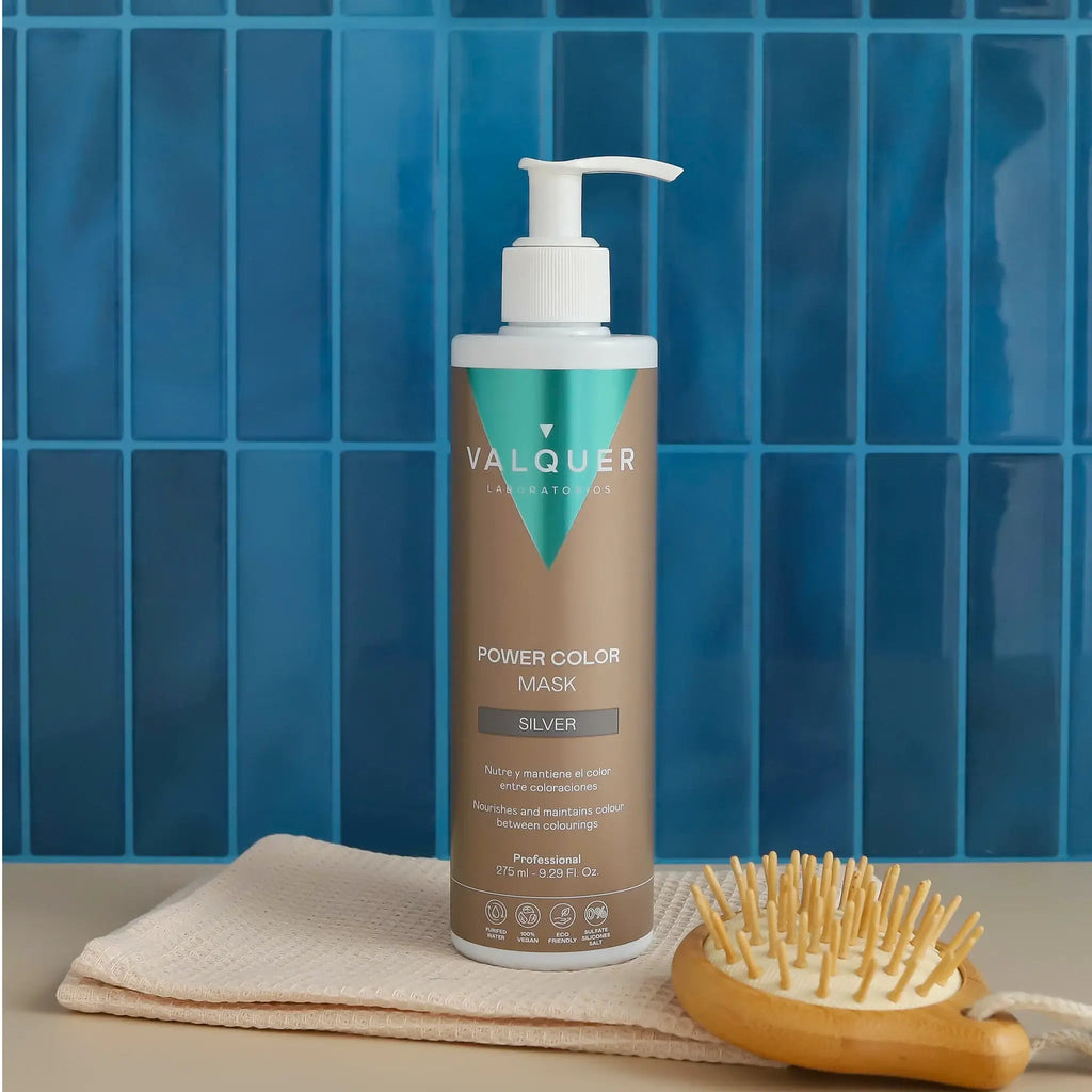 Mascarilla color gris plata - Power Color - 275 ml - Montber Professional Brand