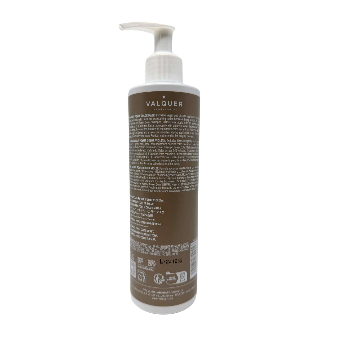 Mascarilla color Violeta - Power Color - 275 ml - Montber Professional Brand