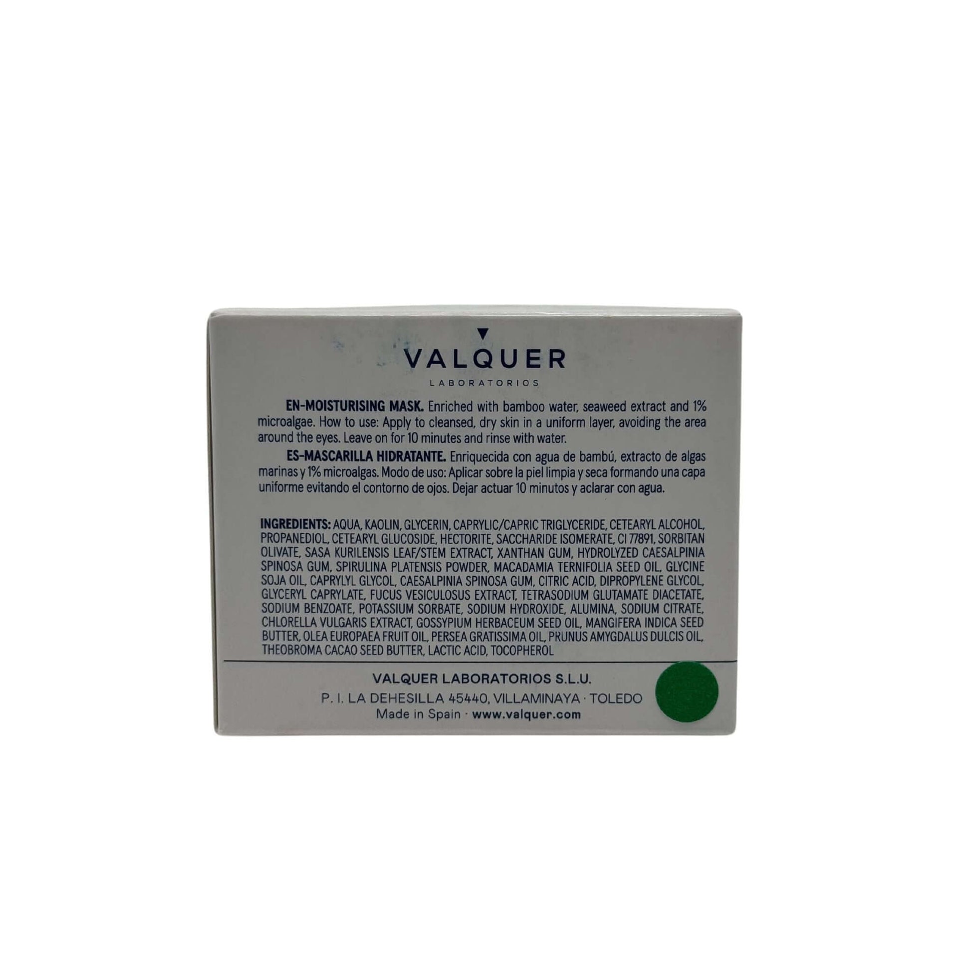 Mascarilla facial hidratante - 50 ml - Montber Professional Brand