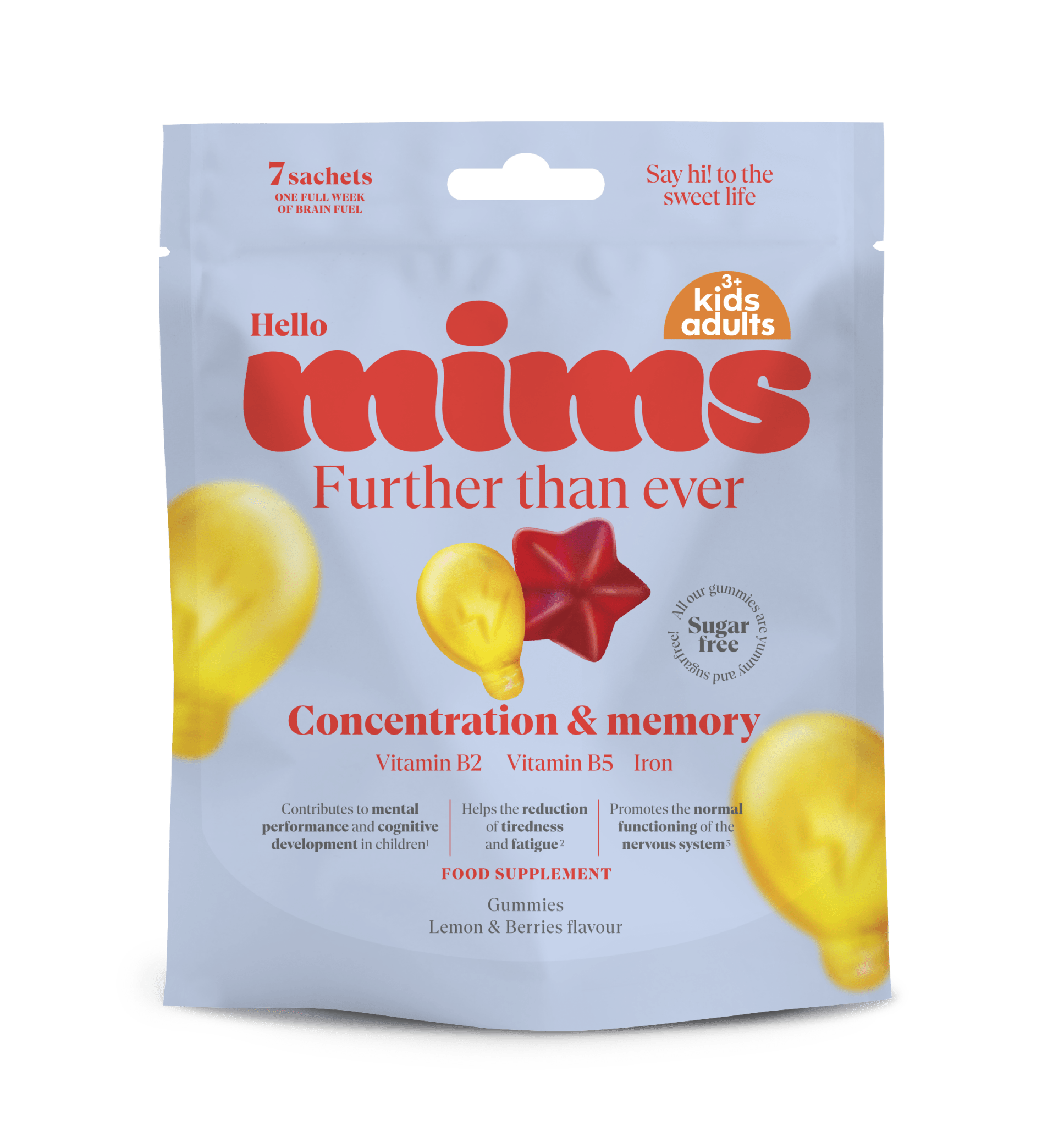 Mims Concentración y Memoria - Montber Professional Brand