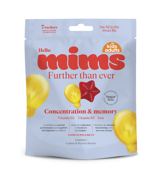 Mims Concentración y Memoria - Montber Professional Brand