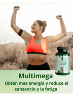 Multivitamínico MULTI MEGA: Más de 40 vitaminas y minerales por cápsula. - Montber Professional Brand