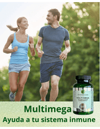 Multivitamínico MULTI MEGA: Más de 40 vitaminas y minerales por cápsula. - Montber Professional Brand