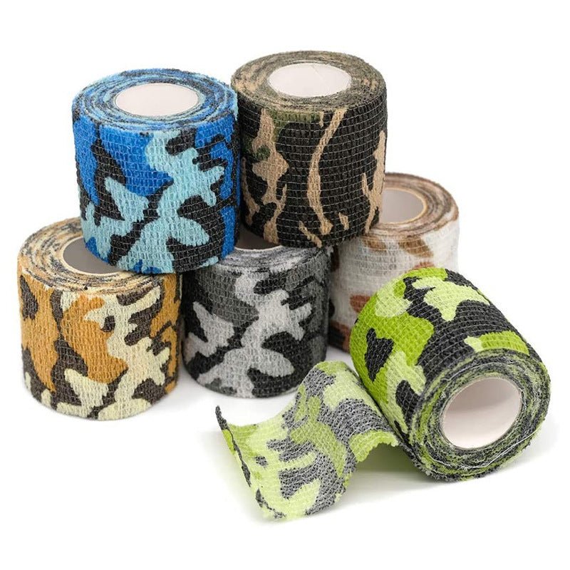 Non - woven Camouflage Bandage Hunting Camera Camouflage Tape Military Fans Telescopic Elastic Self - adhesive - Montber Professional Brand