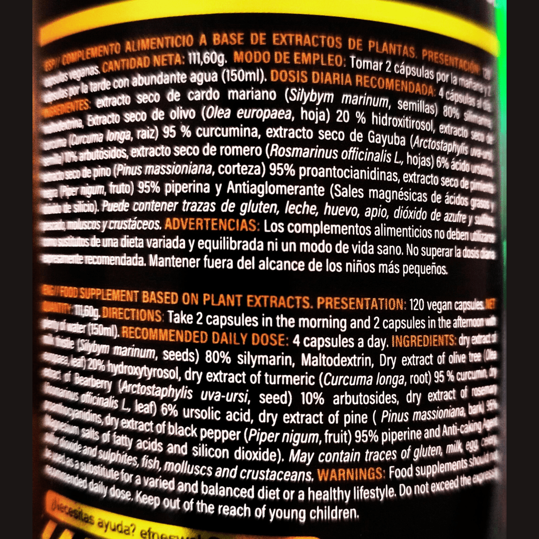 ORWUX EFNE – Antiinflamatorio Natural Más Potente (120 Cápsulas)