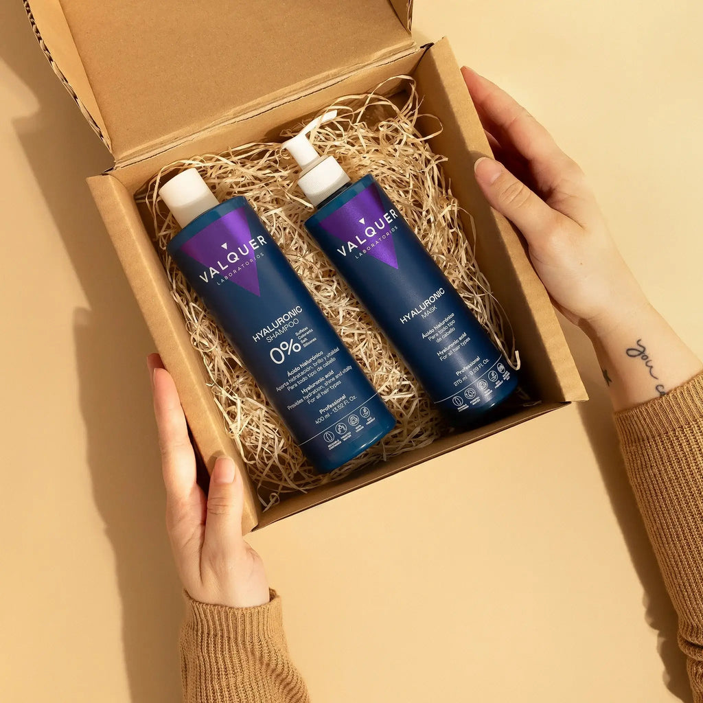 Pack Ácido Hialurónico - Champú y Mascarilla Capilar - 675 ml - Montber Professional Brand