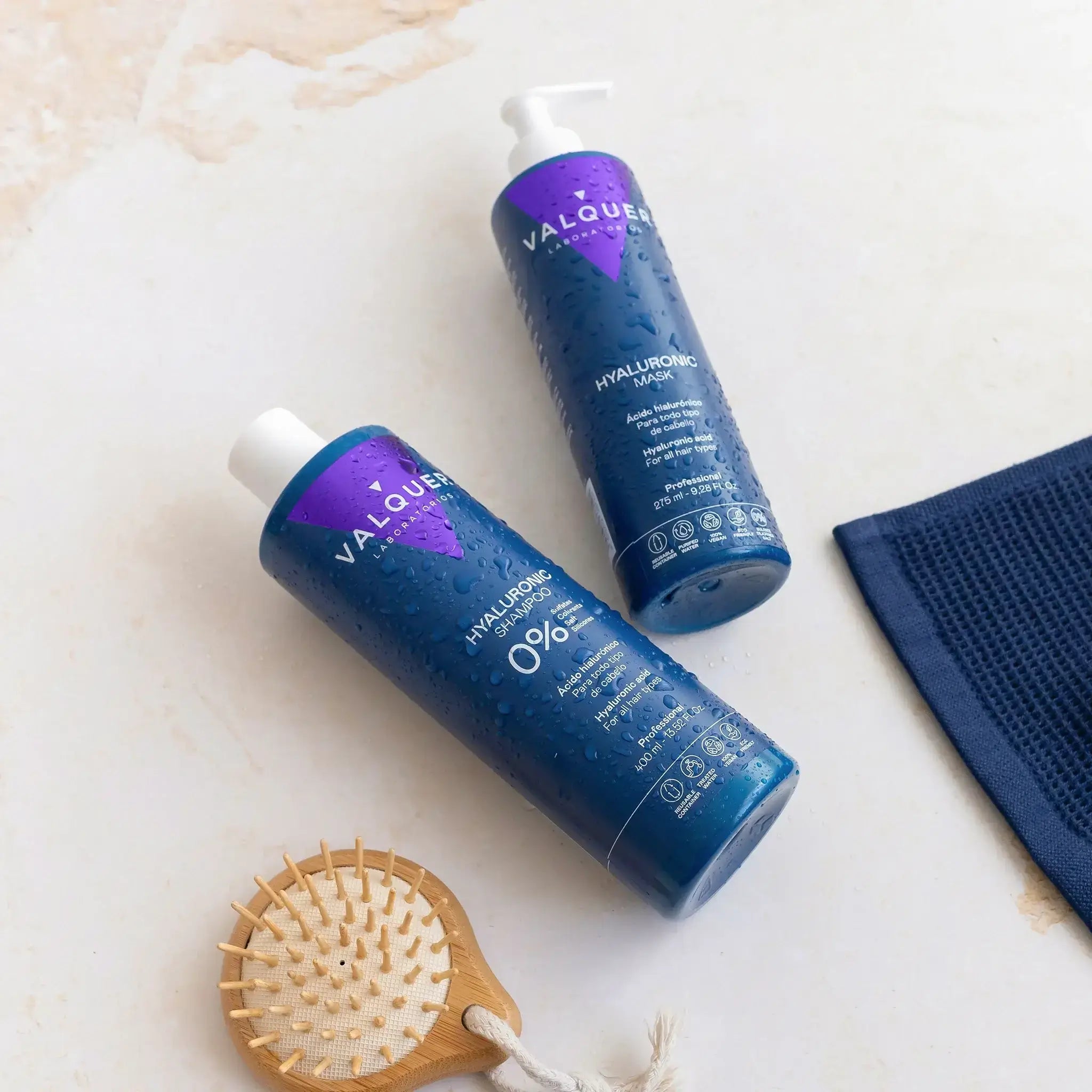 Pack Ácido Hialurónico - Champú y Mascarilla Capilar - 675 ml - Montber Professional Brand