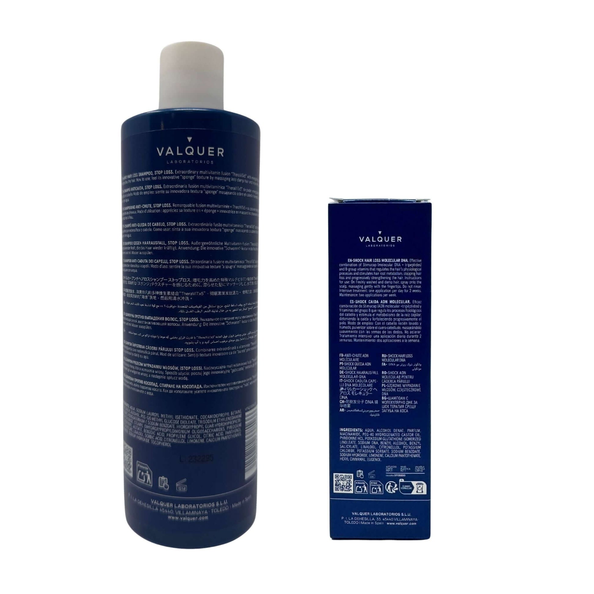 Pack anticaida Champú + shock ADN molecular - 500 ml - Montber Professional Brand