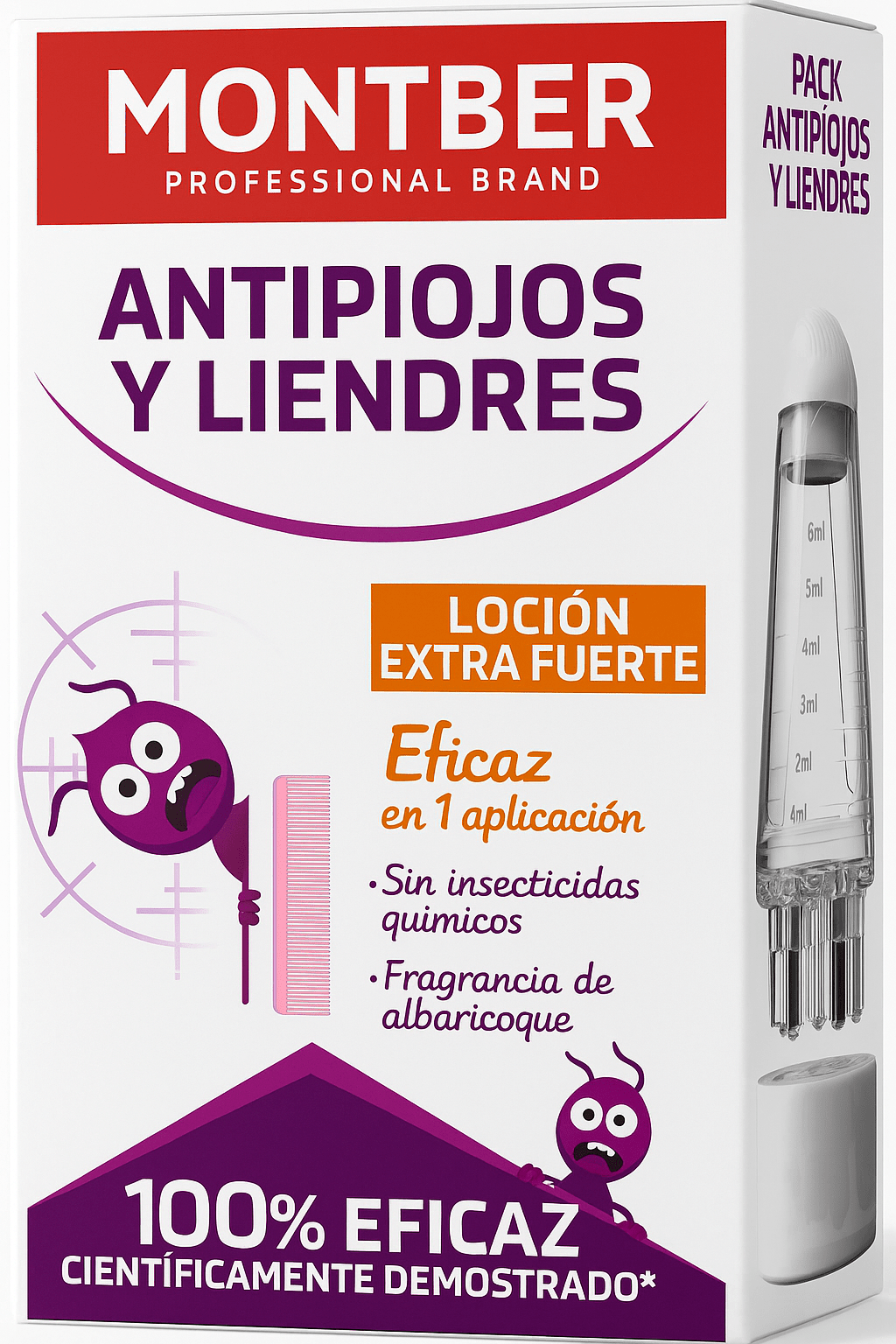 Pack Antipiojos - Loción + Aplicador - Montber Professional Brand
