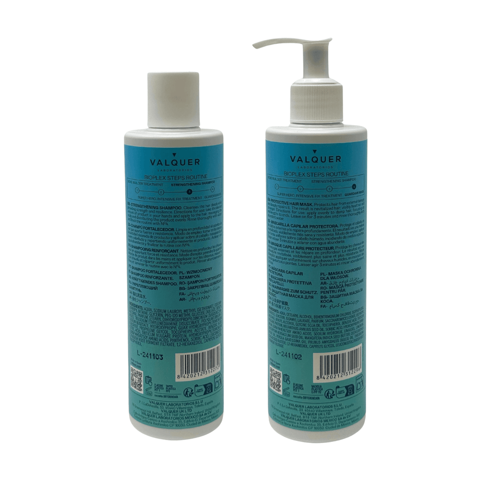 Pack Bioplex Nº3 y Nº4 - Champú Fortalecedor y Mascarilla Protectora - 575 ml - Montber Professional Brand