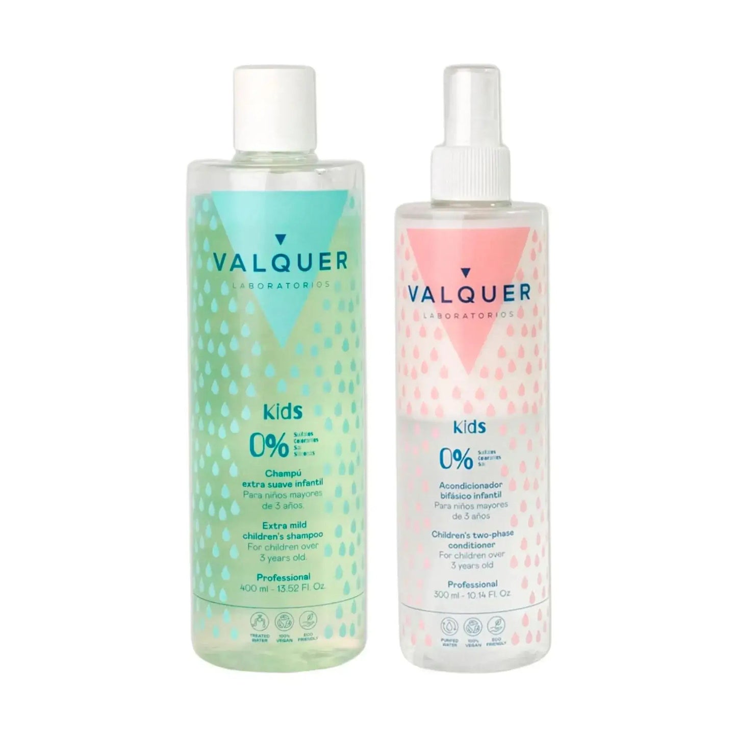 Pack Champú y Acondicionador Bifásico Infantil - 700 ml - Montber Professional Brand