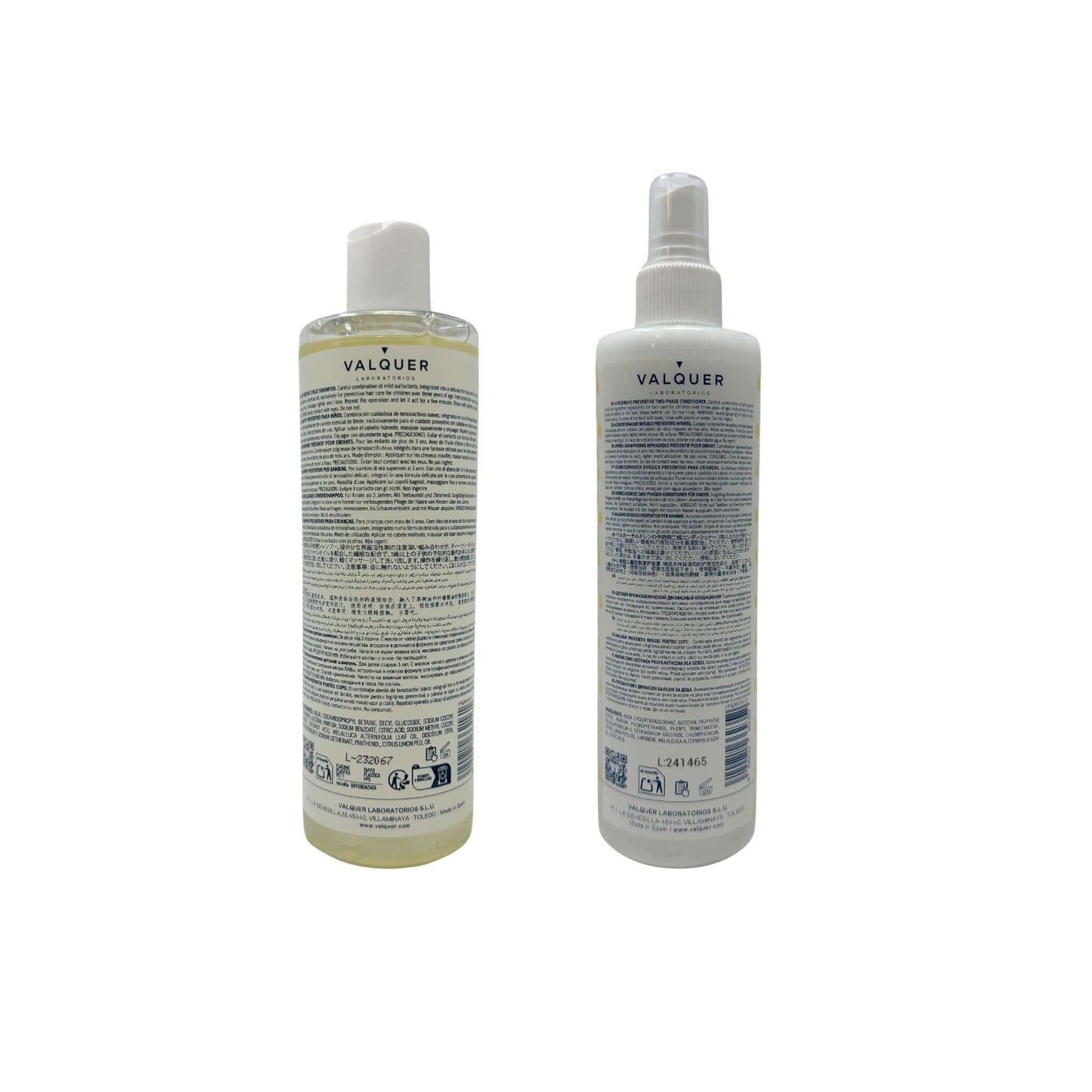 Pack champú y acondicionador bifásico preventivo infantil - 700 ml - Montber Professional Brand