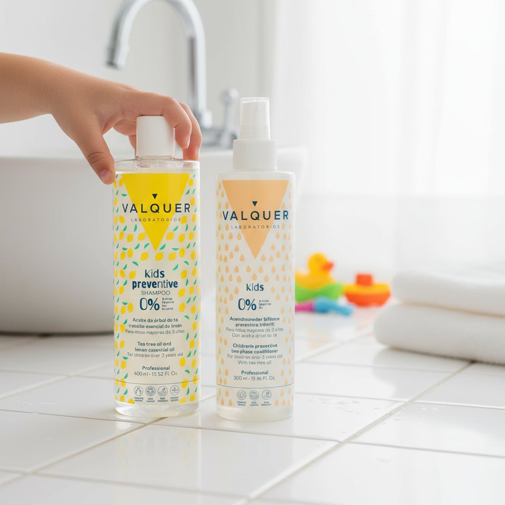 Pack champú y acondicionador bifásico preventivo infantil - 700 ml - Montber Professional Brand