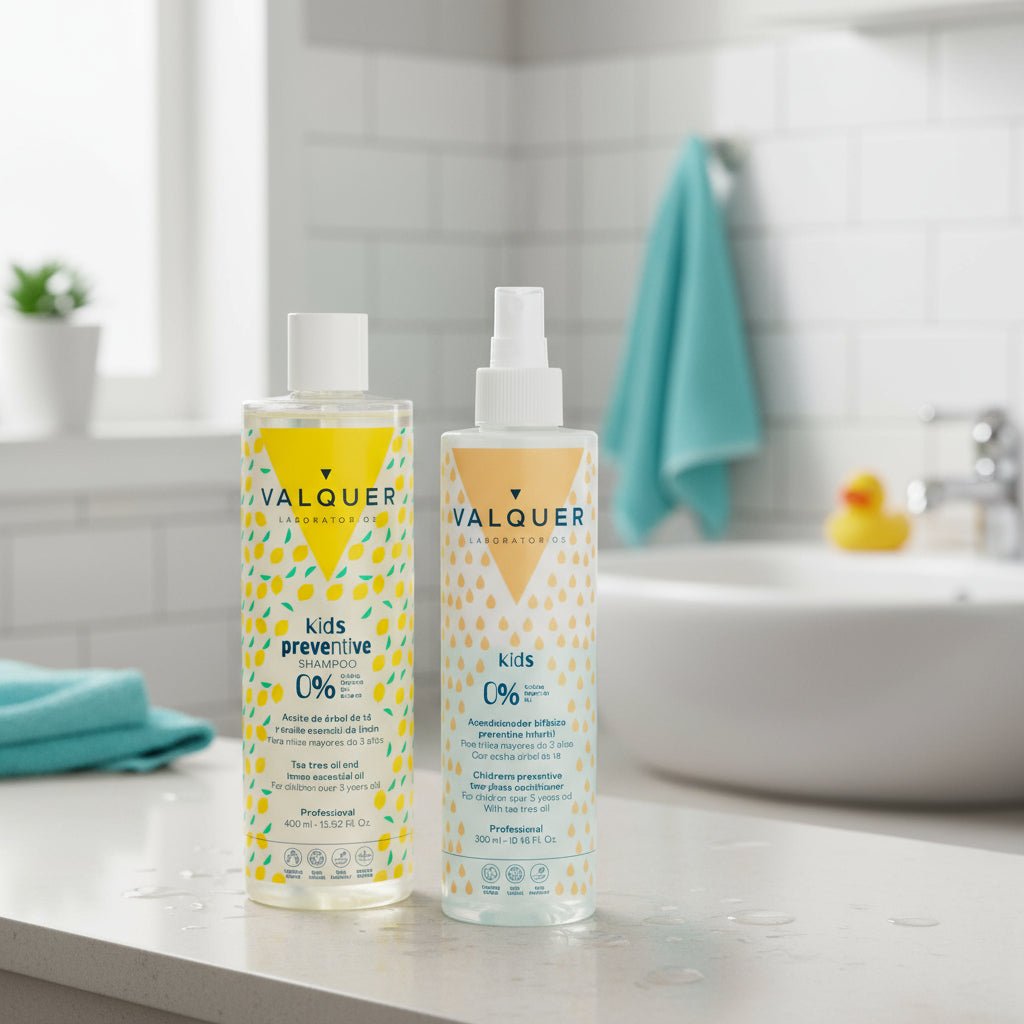 Pack champú y acondicionador bifásico preventivo infantil - 700 ml - Montber Professional Brand