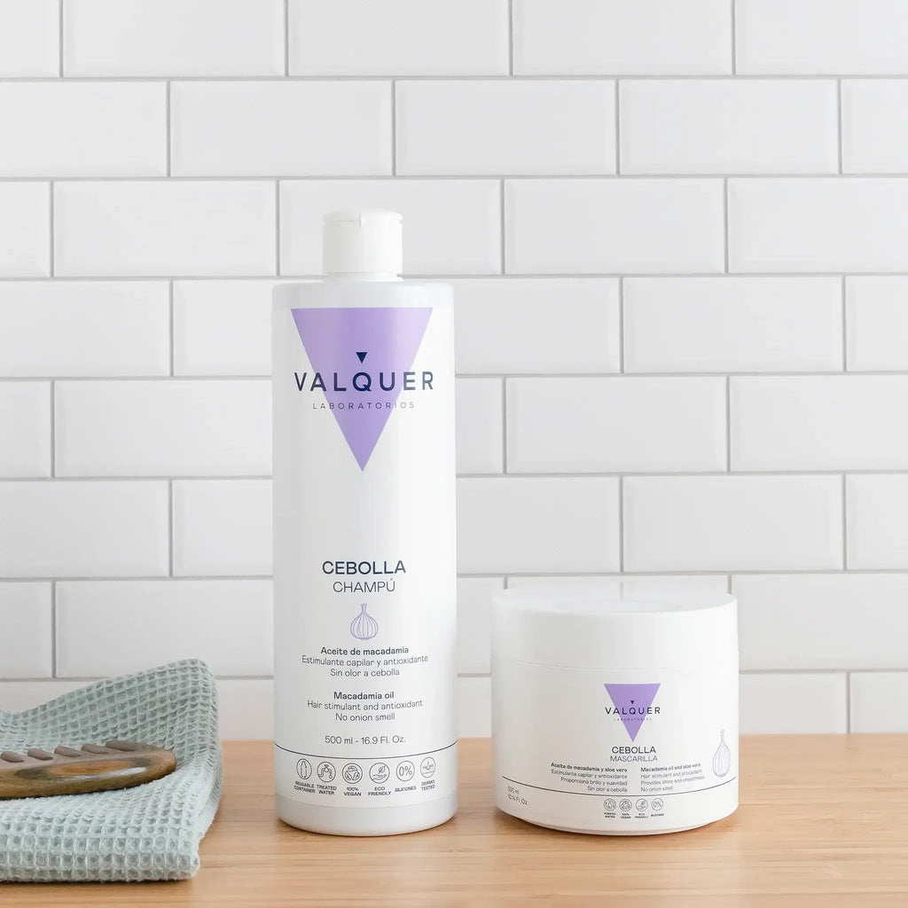 Pack Champú y Mascarilla de Cebolla para el Cabello - 800 ml - Montber Professional Brand