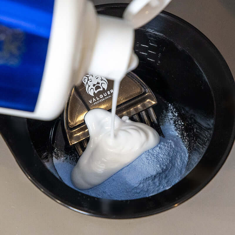 Pack Deco – Oxidante Premium Ultra - Cremoso 30 Vol (9%) 1000 ml + Decoblue Polvos Decolorantes - Montber Professional Brand