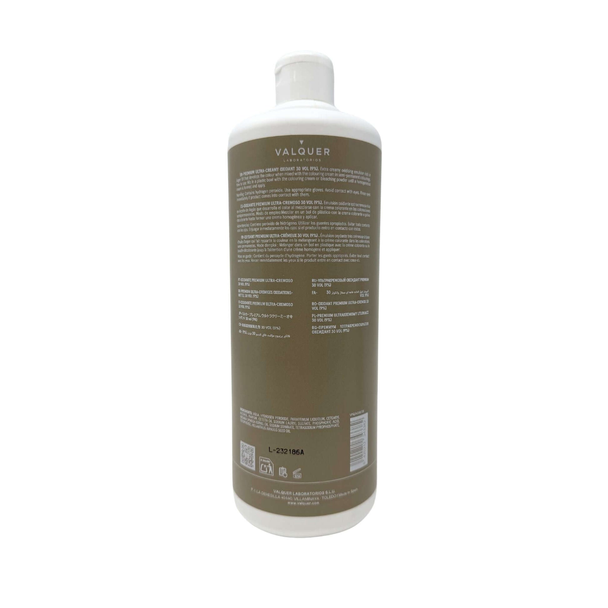 Pack Deco – Oxidante Premium Ultra - Cremoso 30 Vol (9%) 1000 ml + Decoblue Polvos Decolorantes - Montber Professional Brand