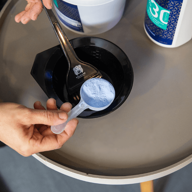 Pack decoloración capilar Polvo deco + Oxigenada 30 vol - Montber Professional Brand