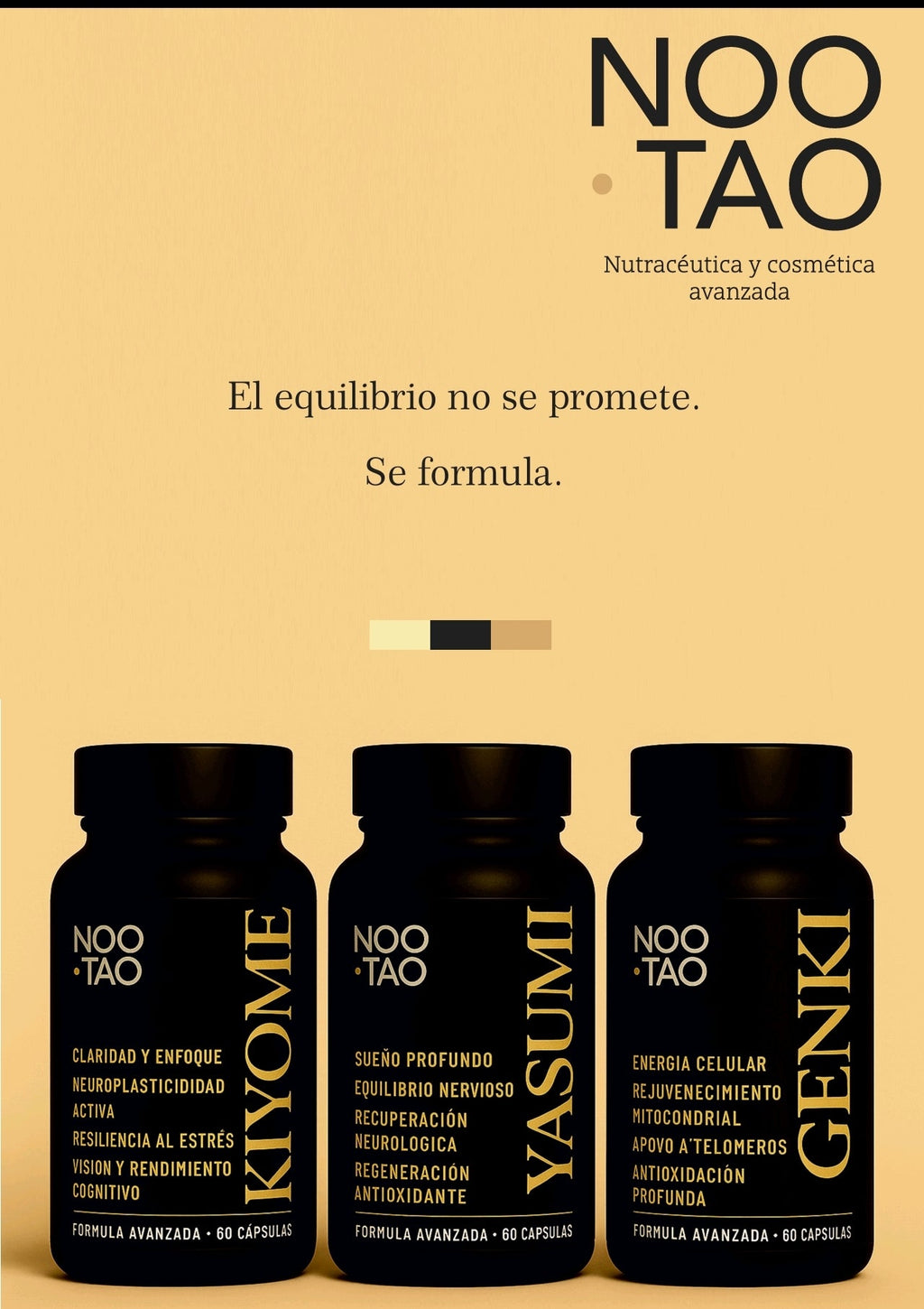 Pack Equilibrio Cuerpo y Mente NOO TAO - Montber Professional Brand