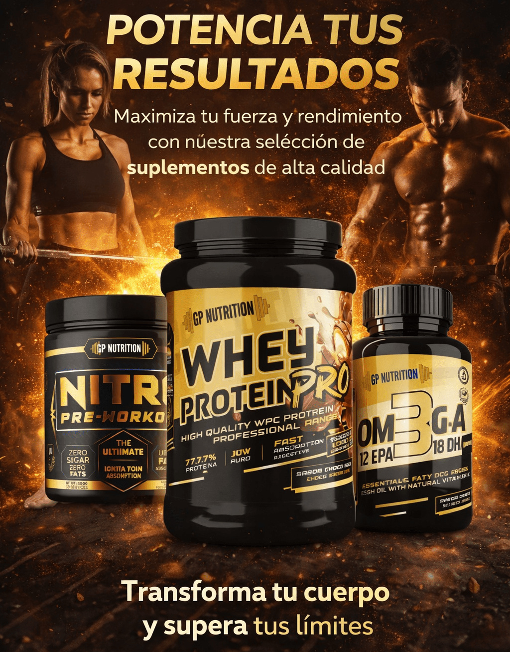 Pack Fuerza y Rendimiento Montber Professional Brand