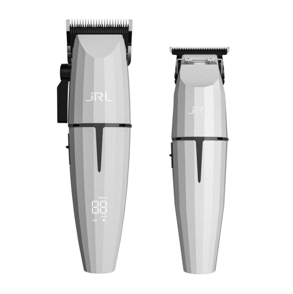 Pack JRL Ghost 1 - Clipper et Trimmer Onyx Blanc - Montber Professional Brand