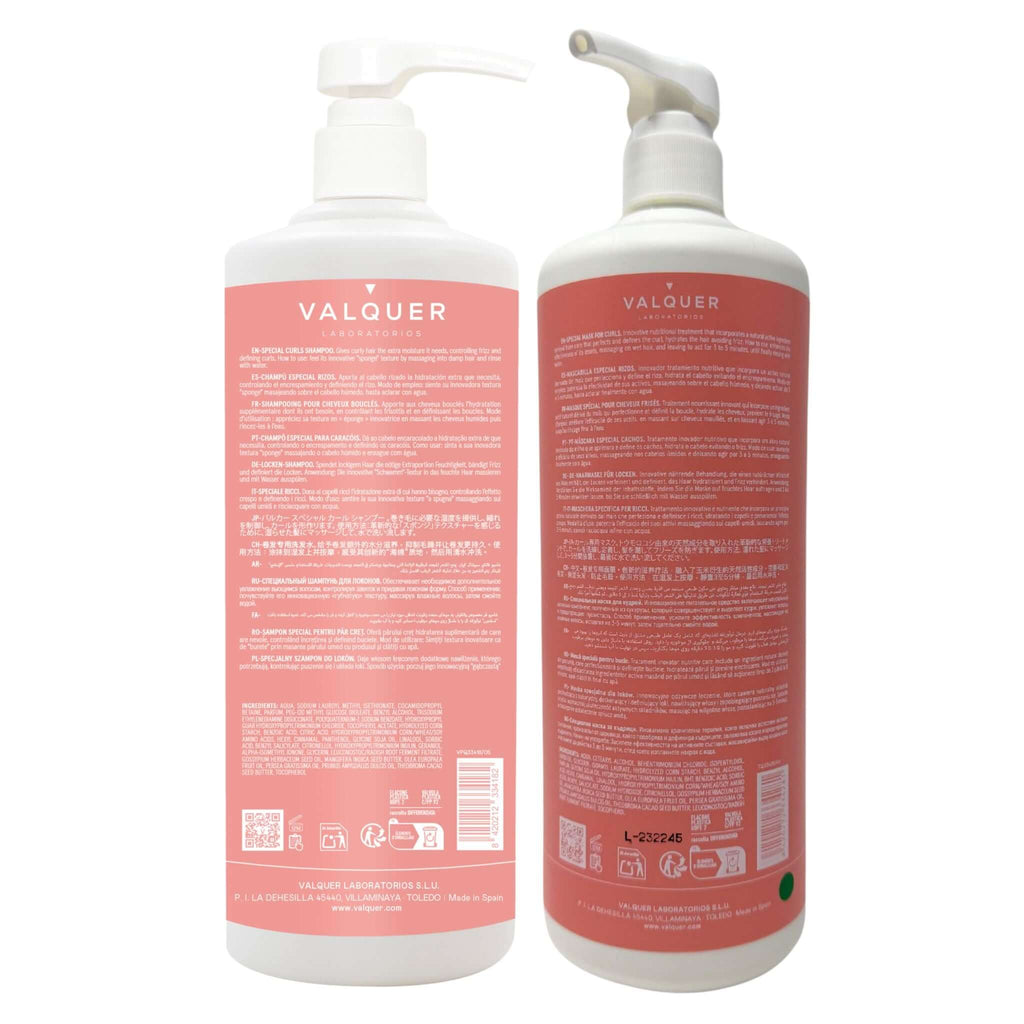 Pack Método Curly - Champú y Mascarilla - 1975 ml - Montber Professional Brand