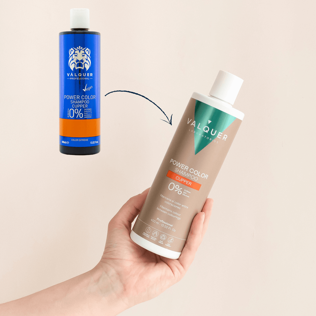 Pack Power Color Cobre - Champú y Mascarilla - 675 ml - Montber Professional Brand