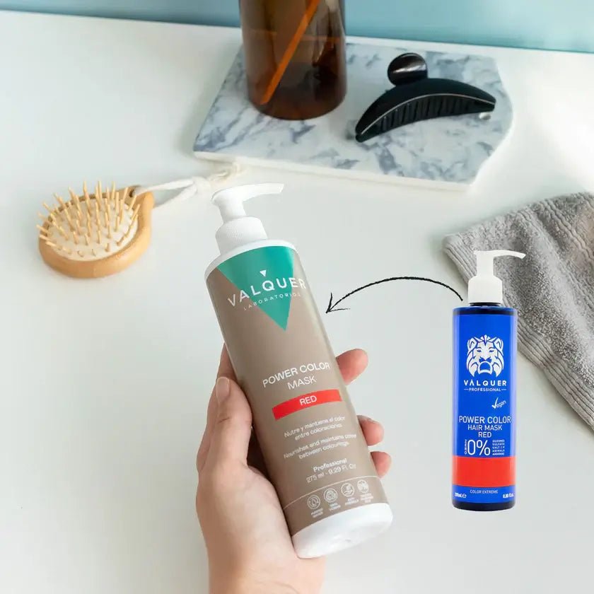 Pack Power Color Rojo - Champú y Mascarilla - 675 ml - Montber Professional Brand