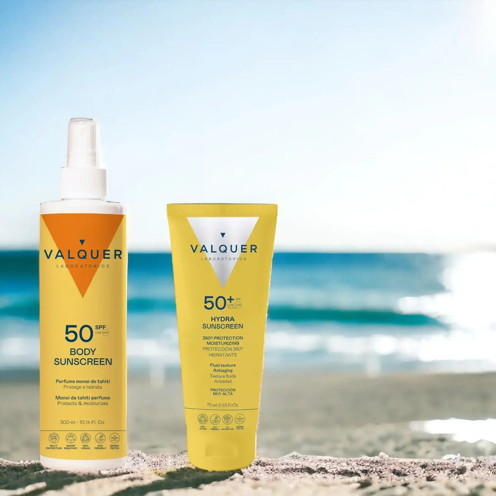 Pack Protección Solar Completa: Hydra Sunscreen Facial SPF 50+ y Corporal SPF 50 - 375 ml - Montber Professional Brand
