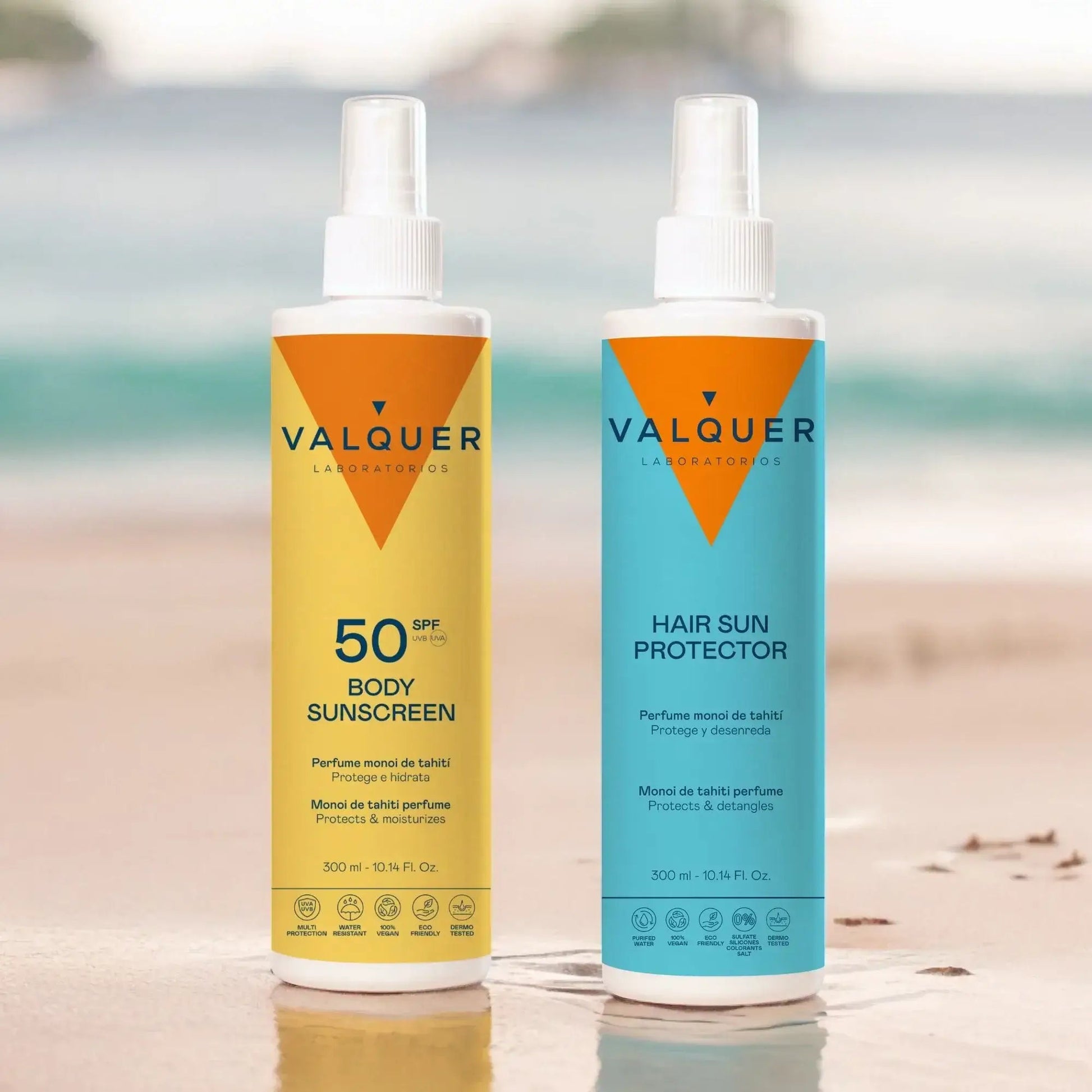 Pack Protector Solar Corporal SPF 50 y Protector Solar Capilar - 600 ml - Montber Professional Brand