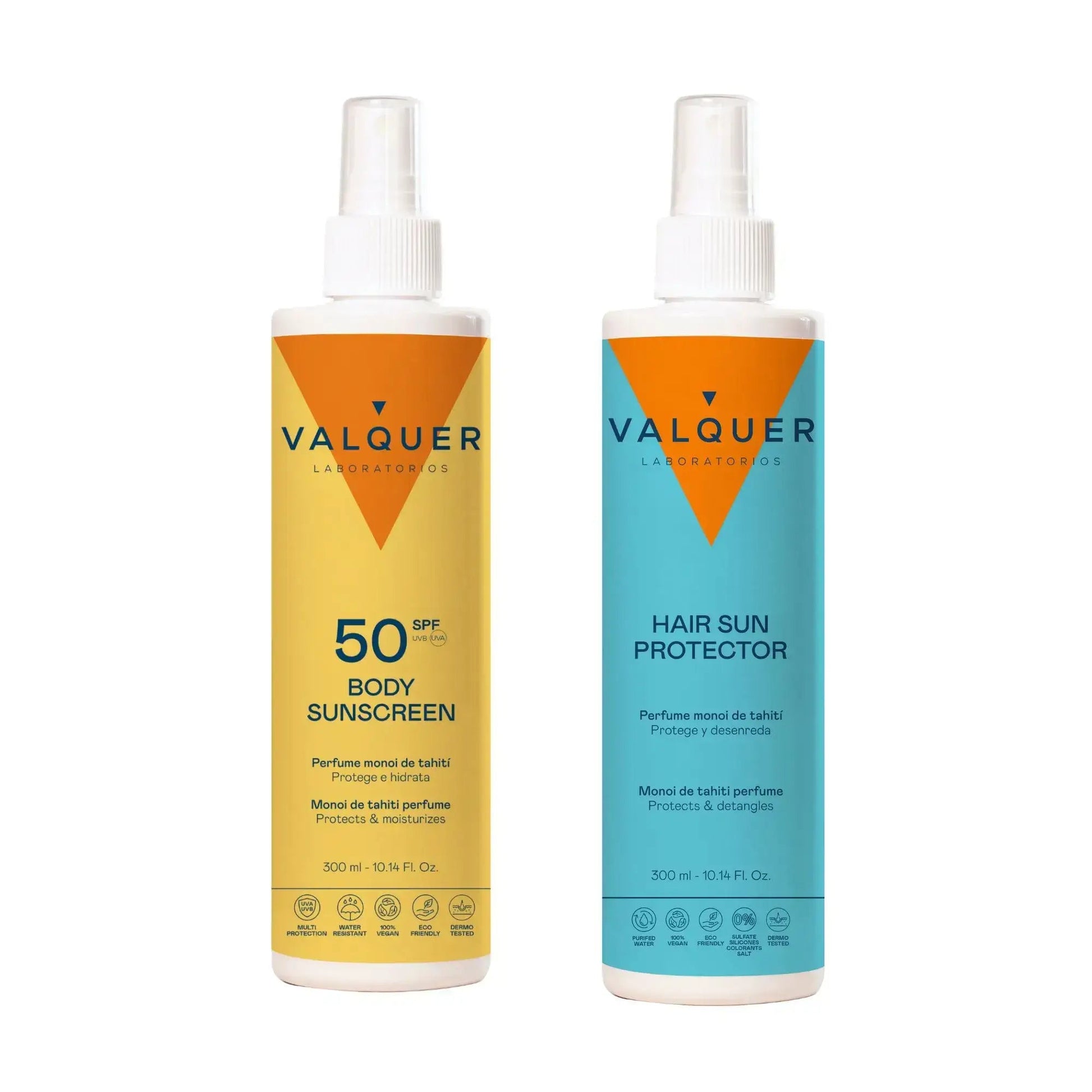 Pack Protector Solar Corporal SPF 50 y Protector Solar Capilar - 600 ml - Montber Professional Brand