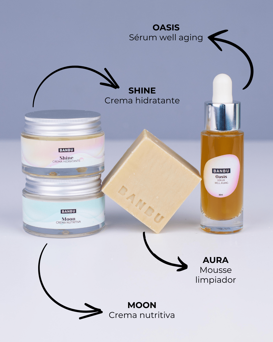 Pack Rutina Facial COMPLETA ECO - Well Aging PIEL SECA - Montber Professional Brand