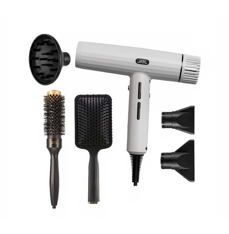 Pack Sèche Cheveux JRL Forte Pro Brushless avec 2 Brosses - Montber Professional Brand