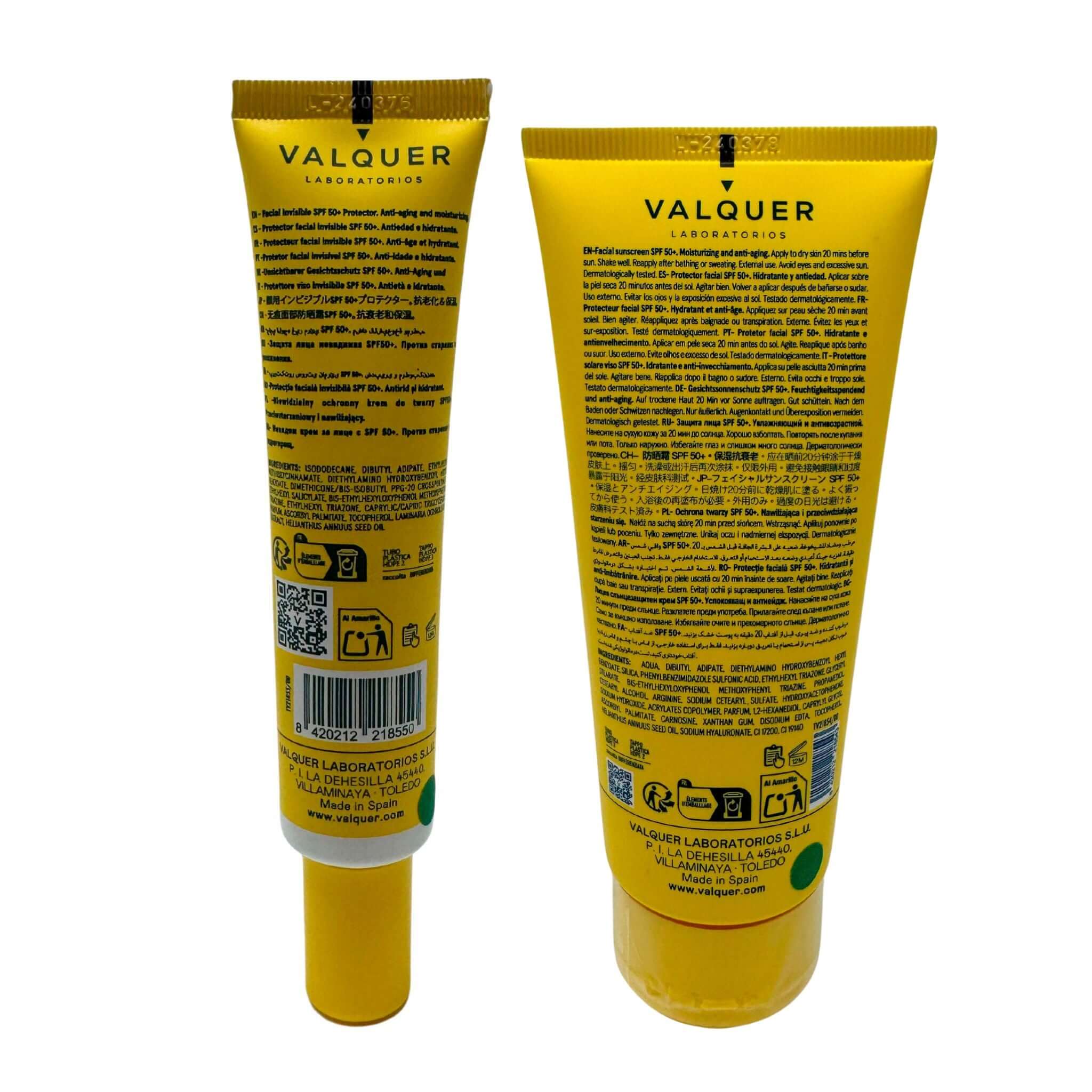 Pack Solar Facial Invisible Protection e Hydra Sunscreen SPF 50+ - 115 ml - Montber Professional Brand