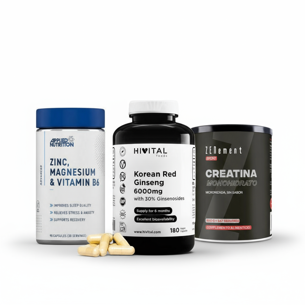 Pack tres suplementos deportivos