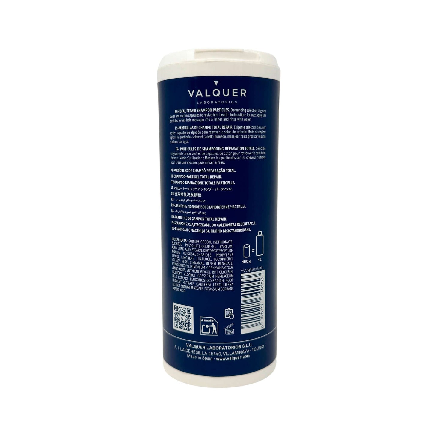 Partículas de Champú Total Repair - 150 g - Montber Professional Brand