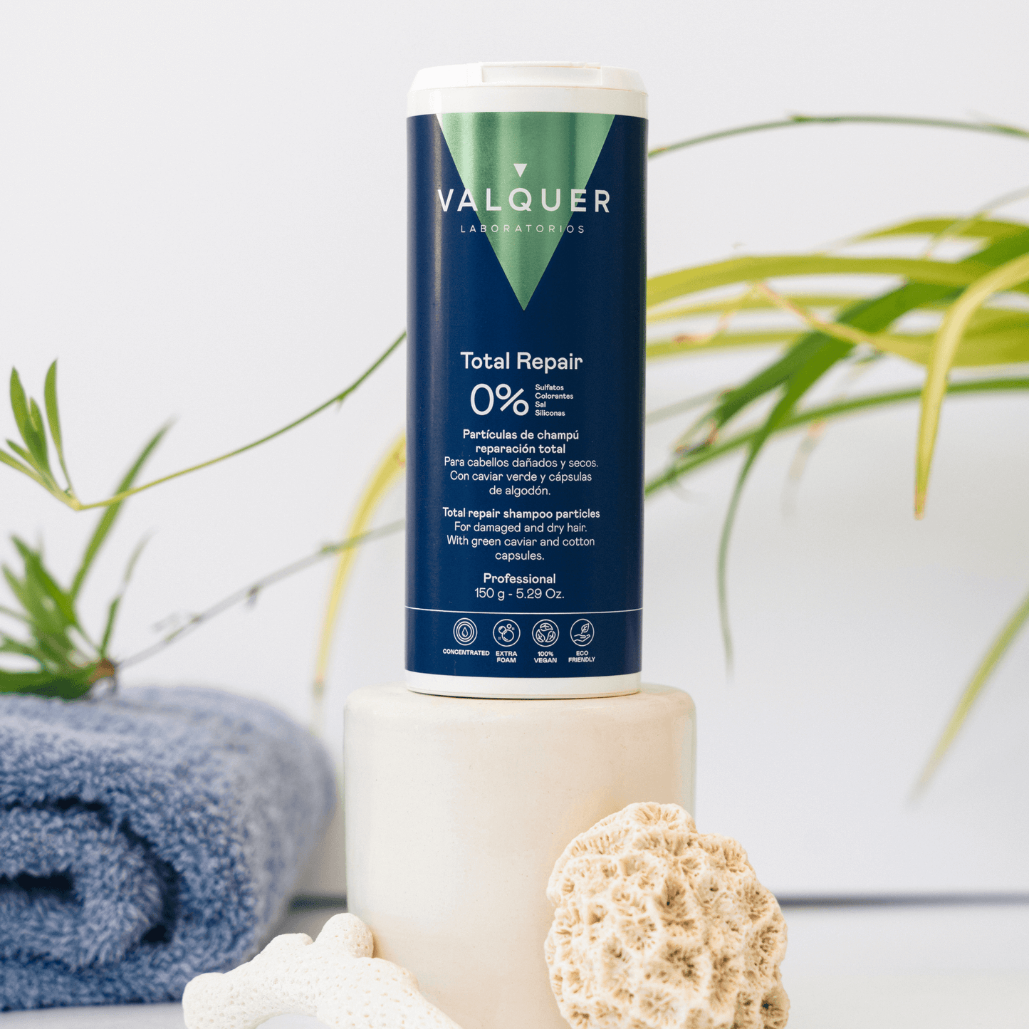 Partículas de Champú Total Repair - 150 g - Montber Professional Brand