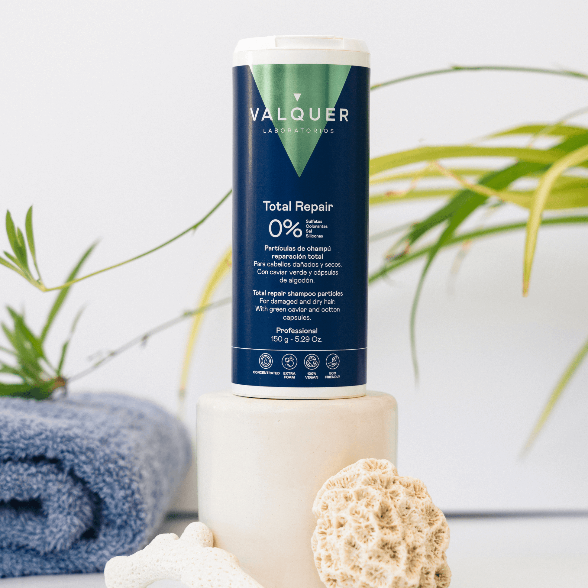 Partículas de Champú Total Repair - 150 g - Montber Professional Brand