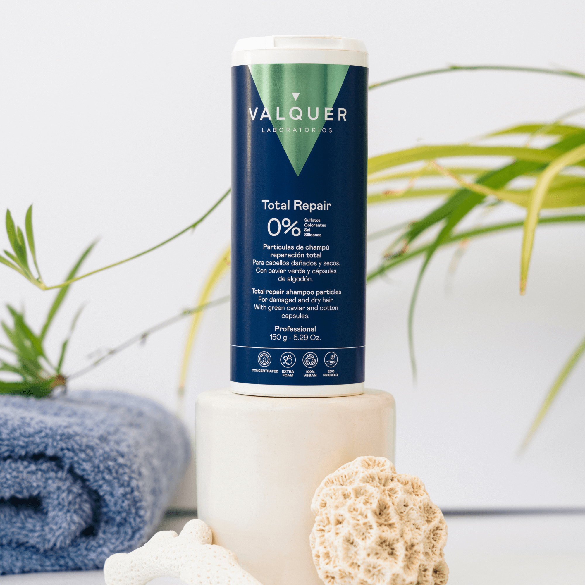 Partículas de Champú Total Repair - 150 g - Montber Professional Brand