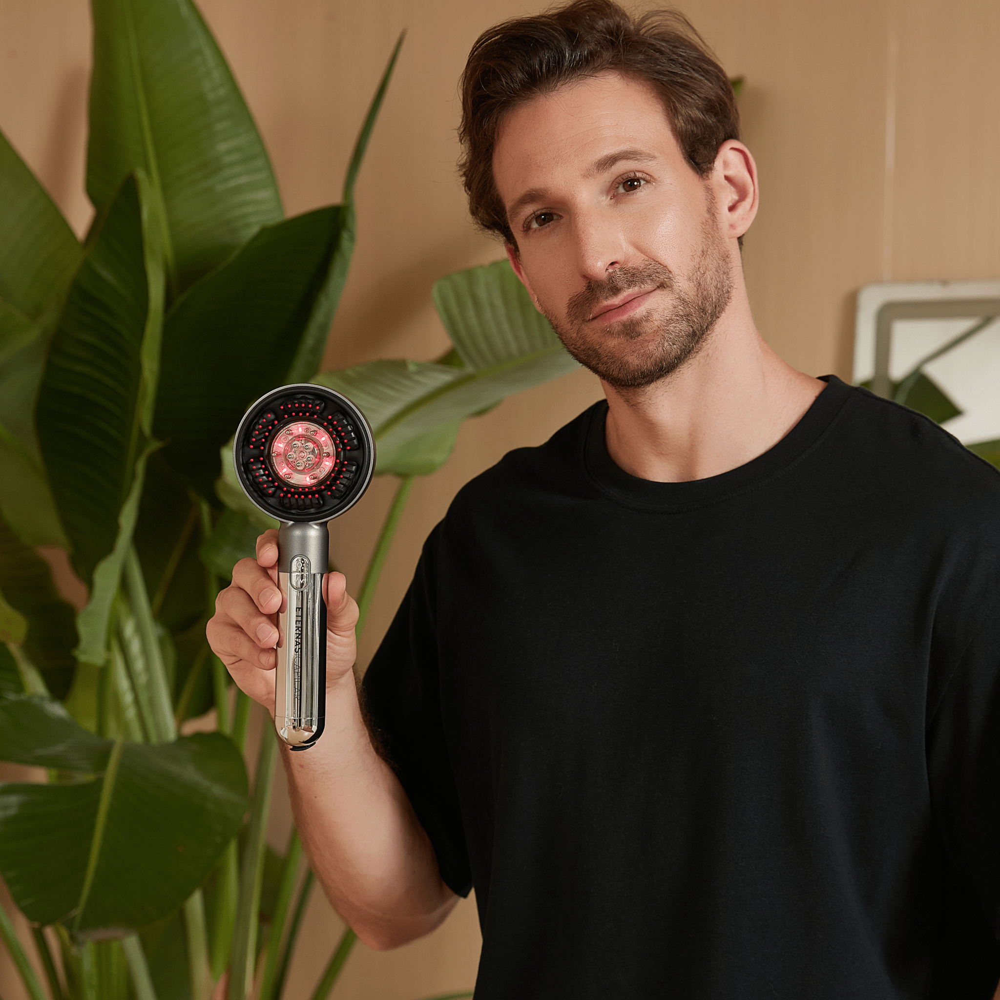 Peine Anticaída Capilar con Infrarroja y Microcorriente - Montber Professional Brand