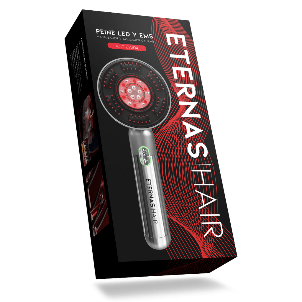 Peine Anticaída Capilar con Infrarroja y Microcorriente - Montber Professional Brand