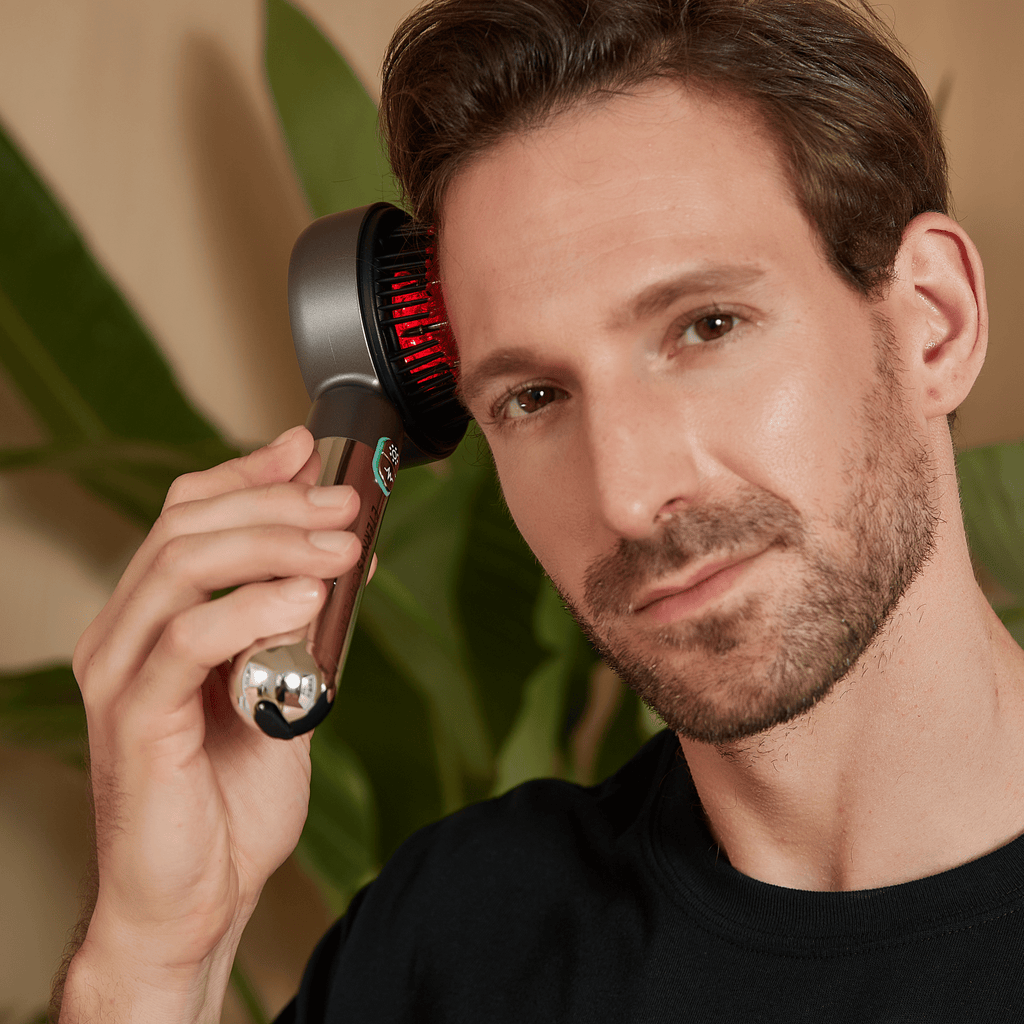 Peine Anticaída Capilar con Infrarroja y Microcorriente - Montber Professional Brand