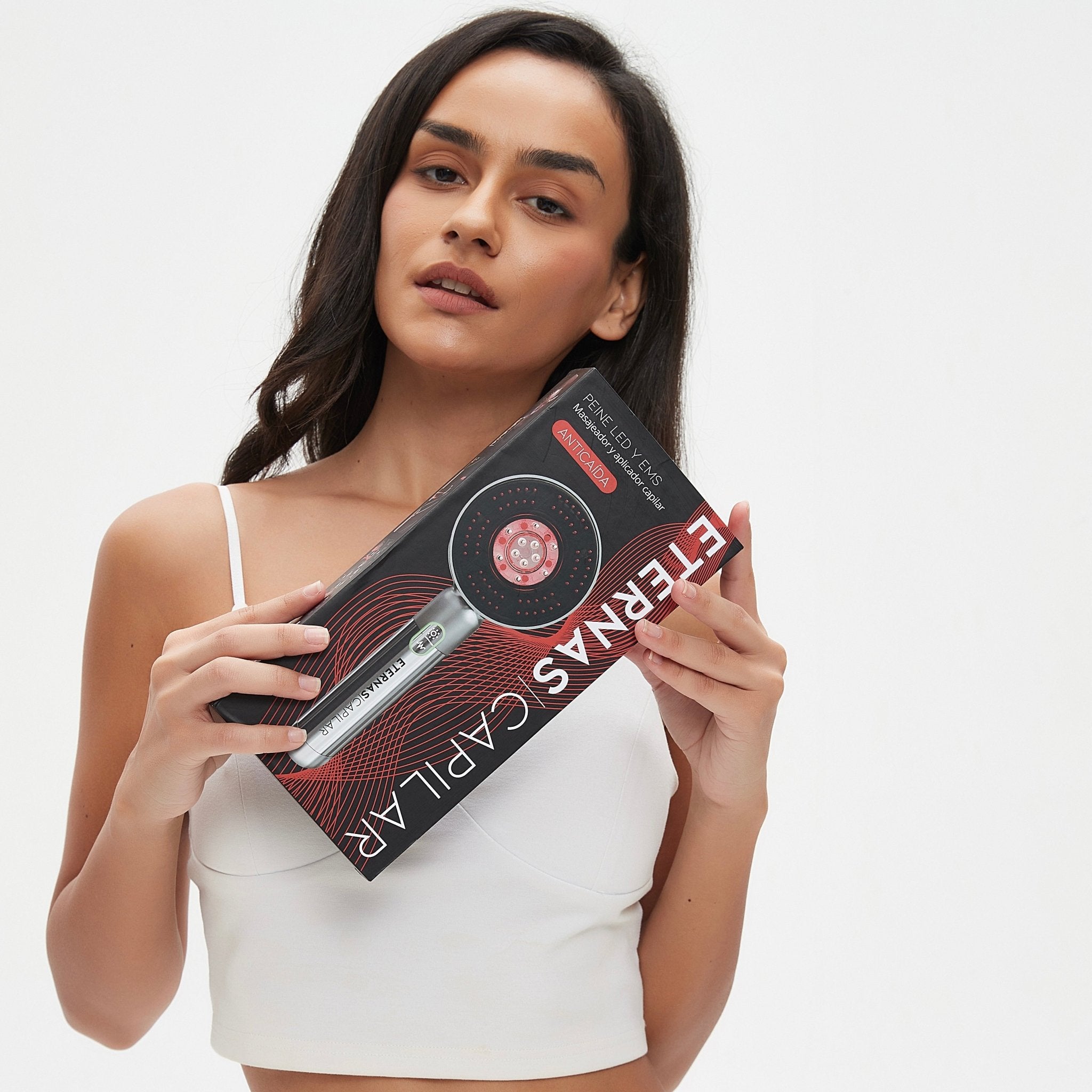 Peine Anticaída Capilar con Infrarroja y Microcorriente - Montber Professional Brand