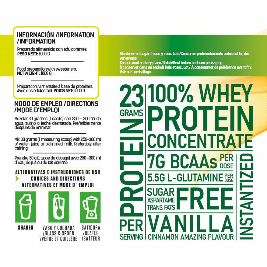 Proteína Whey Vainilla EFNE – Suave, ligera y efectiva