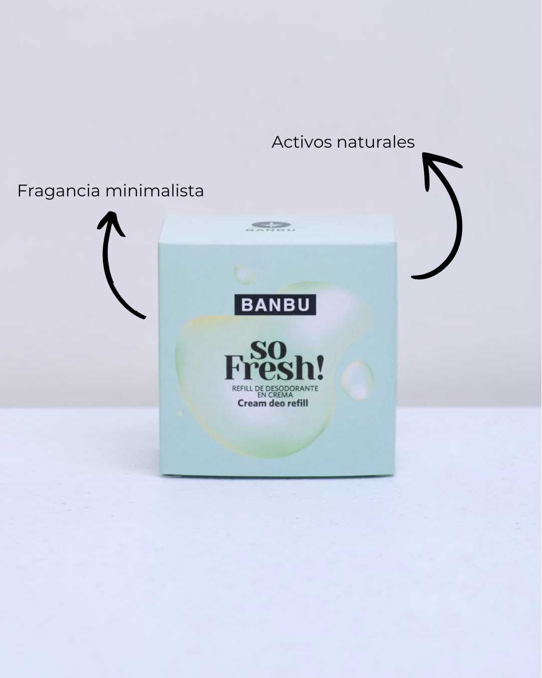 Refill Desodorante Crema ECO SO PURE - Montber Professional Brand