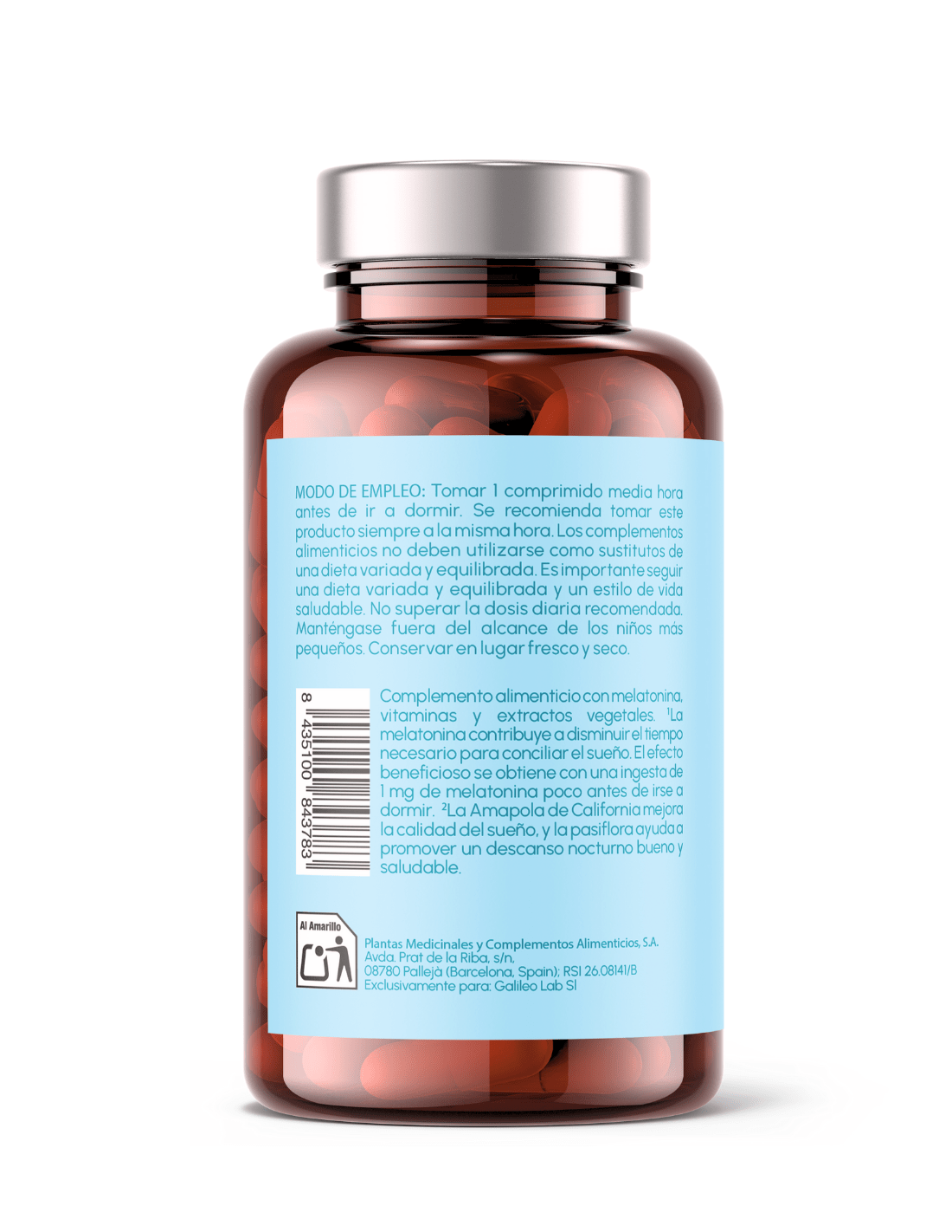 Regular Sleep - Melatonina bicapa de alta concentración 1,9 mg - Montber Professional Brand